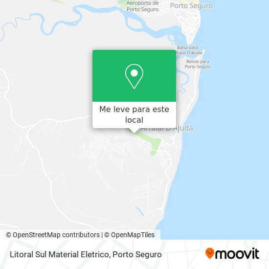 Litoral Sul Material Eletrico mapa