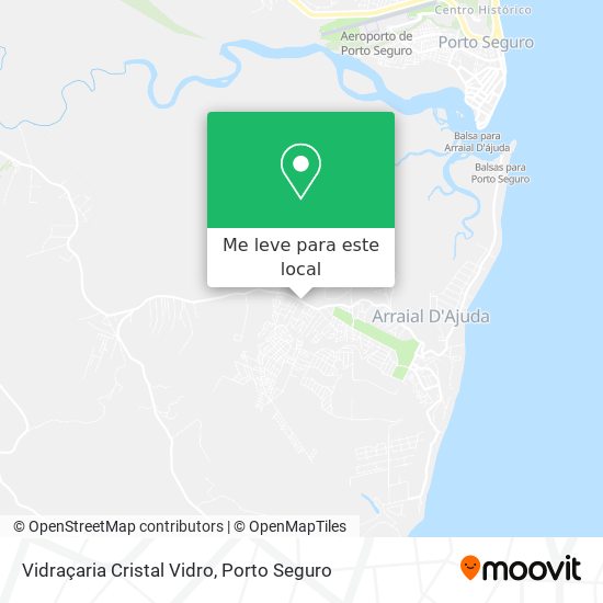 Vidraçaria Cristal Vidro mapa