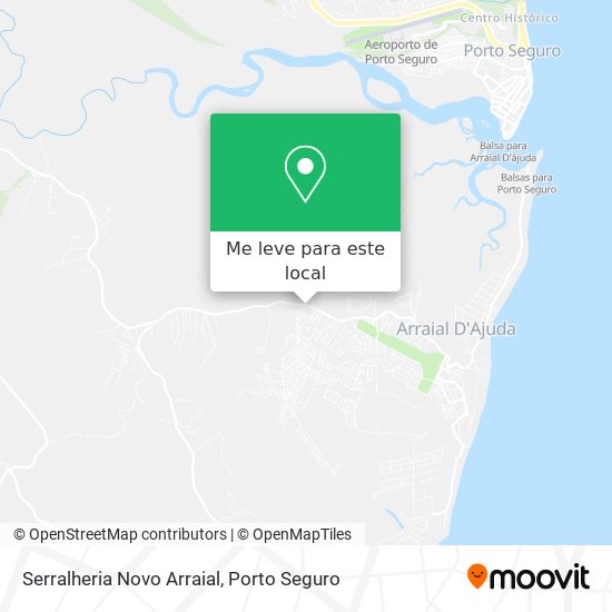 Serralheria Novo Arraial mapa