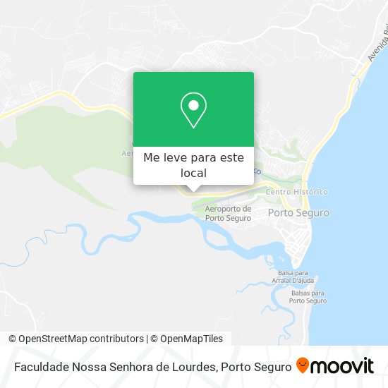 Faculdade Nossa Senhora de Lourdes mapa