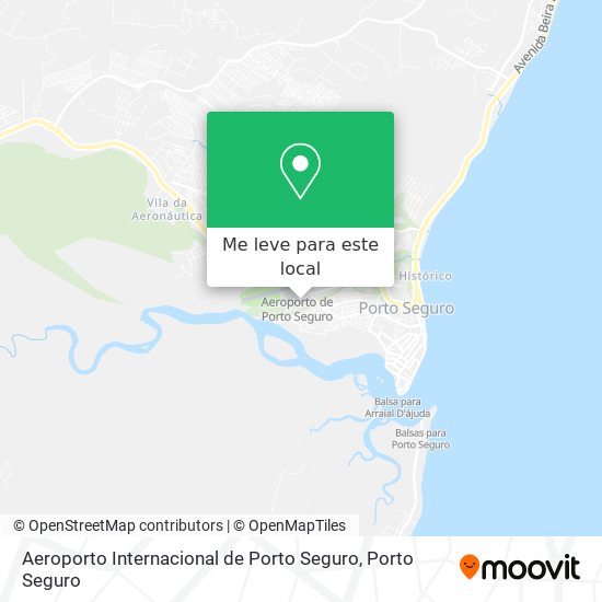 Aeroporto Internacional de Porto Seguro mapa