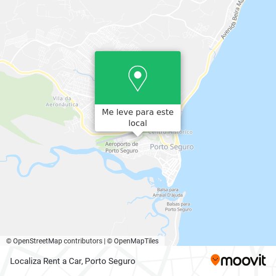 Localiza Rent a Car mapa