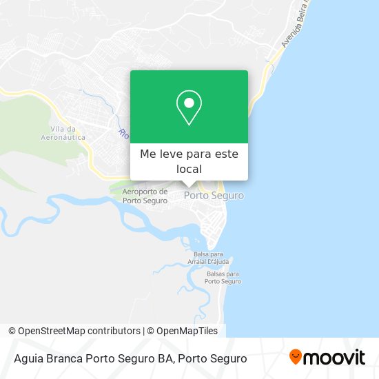 Aguia Branca Porto Seguro BA mapa