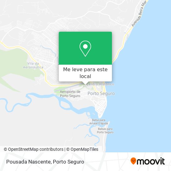 Pousada Nascente mapa