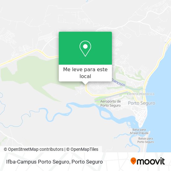 Ifba-Campus Porto Seguro mapa