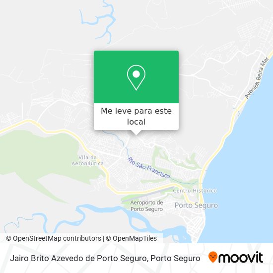 Jairo Brito Azevedo de Porto Seguro mapa