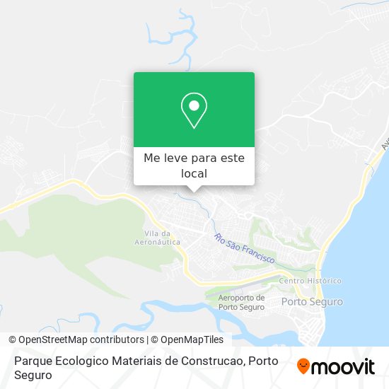Parque Ecologico Materiais de Construcao mapa