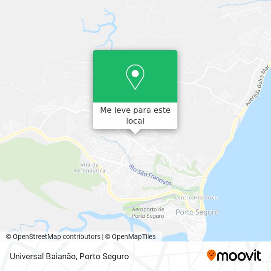 Universal Baianão mapa