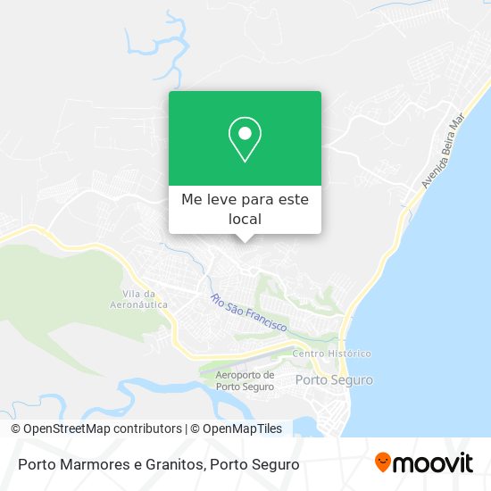 Porto Marmores e Granitos mapa