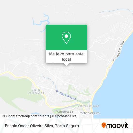 Escola Oscar Oliveira Silva mapa