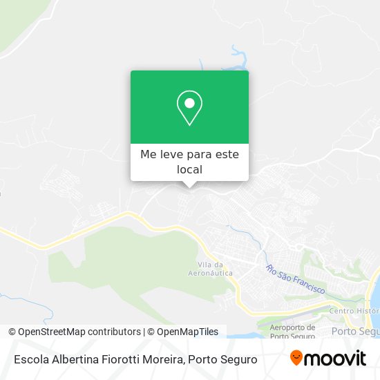 Escola Albertina Fiorotti Moreira mapa