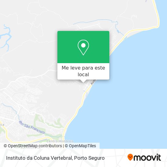 Instítuto da Coluna Vertebral mapa