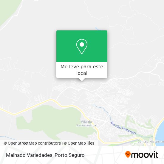 Malhado Variedades mapa
