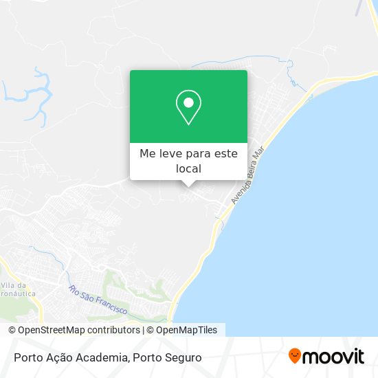 Porto Ação Academia mapa
