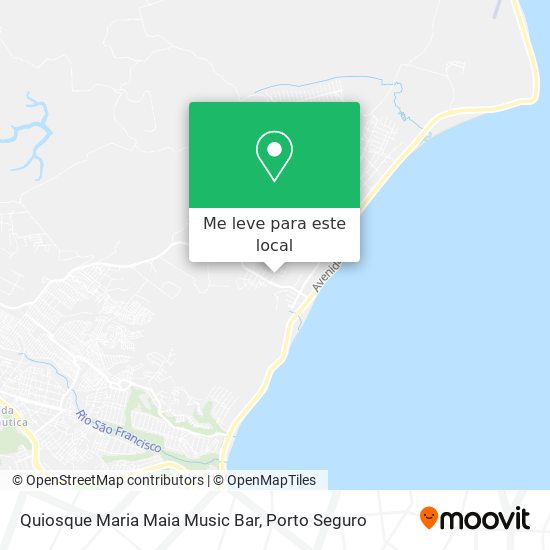 Quiosque Maria Maia Music Bar mapa