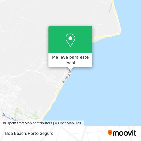 Boa Beach mapa