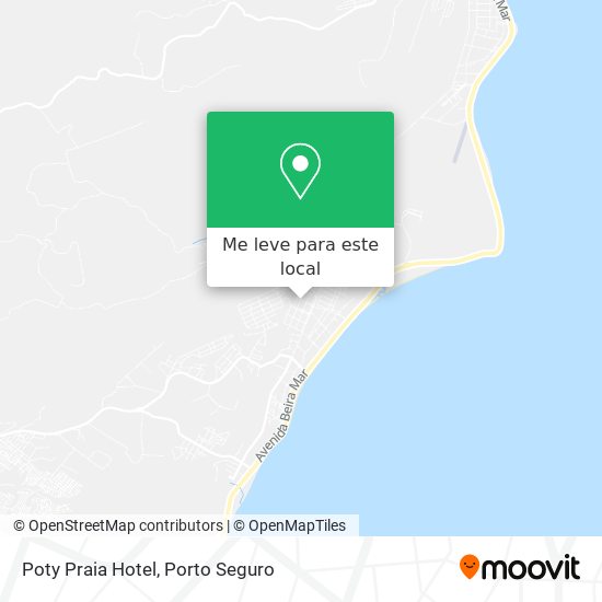 Poty Praia Hotel mapa