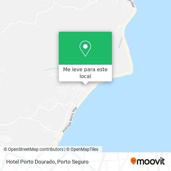 Hotel Porto Dourado mapa
