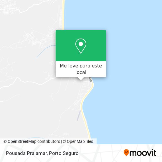 Pousada Praiamar mapa