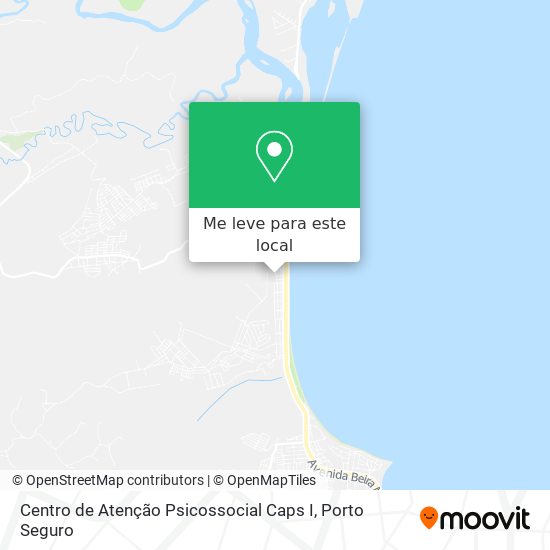 Centro de Atenção Psicossocial Caps I mapa