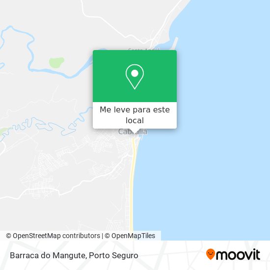 Barraca do Mangute mapa
