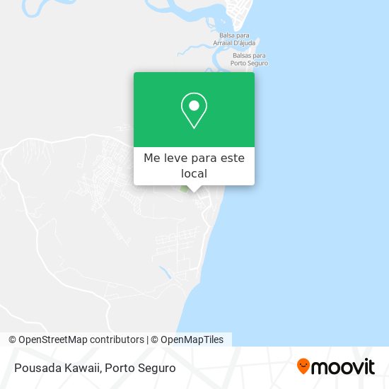 Pousada Kawaii mapa