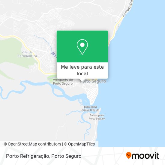 Porto Refrigeração mapa