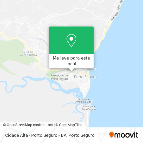 Cidade Alta - Porto Seguro - BA mapa