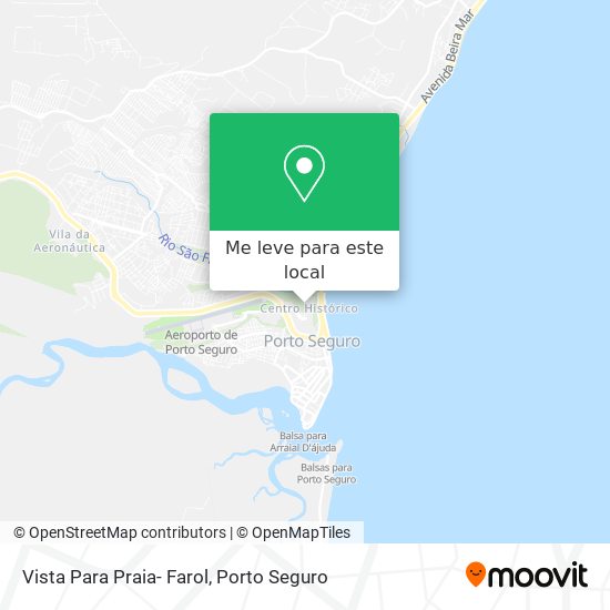 Vista Para Praia- Farol mapa