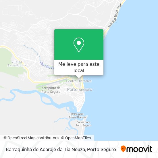 Barraquinha de Acarajé da Tia Neuza mapa