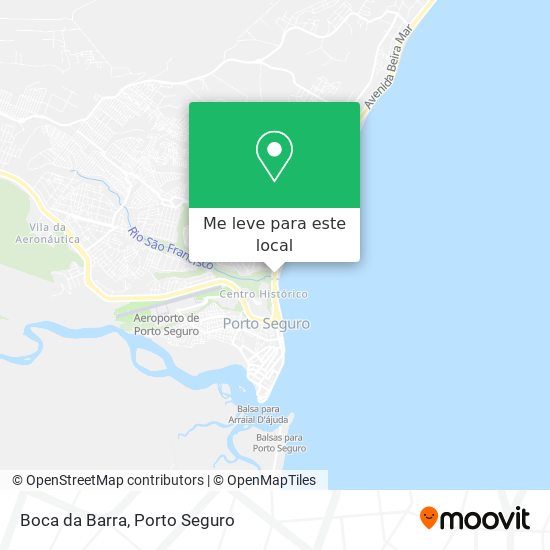 Boca da Barra mapa