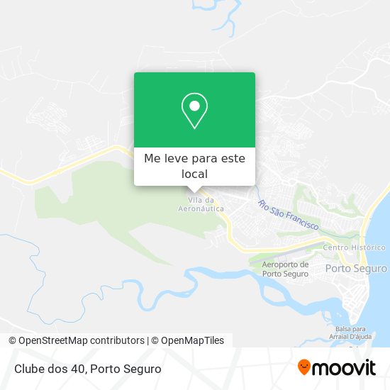 Clube dos 40 mapa