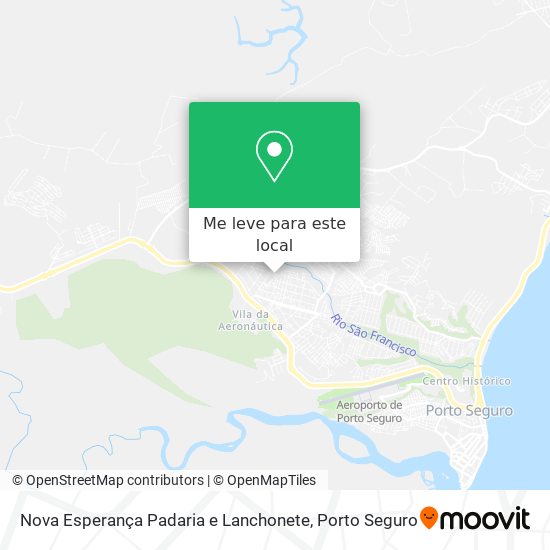 Nova Esperança Padaria e Lanchonete mapa
