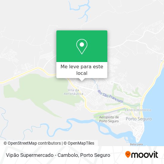 Vipão Supermercado - Cambolo mapa