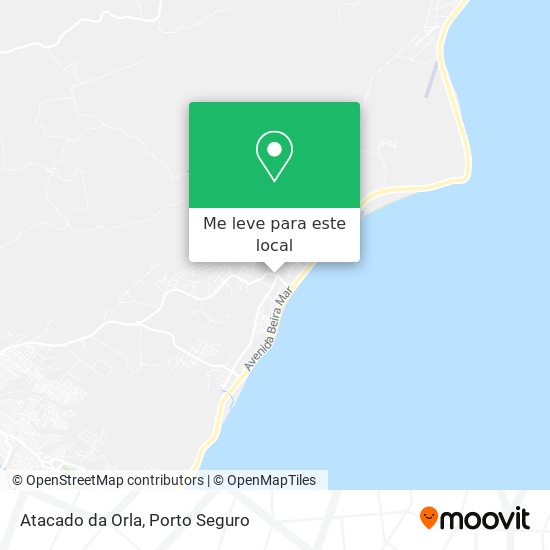 Atacado da Orla mapa