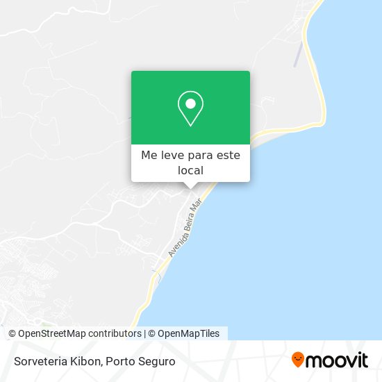 Sorveteria Kibon mapa