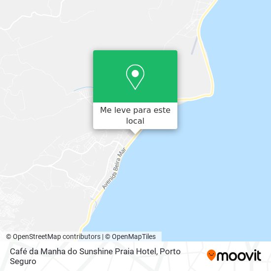 Café da Manha do Sunshine Praia Hotel mapa