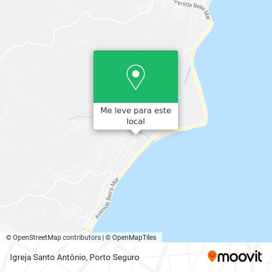 Igreja Santo Antônio mapa