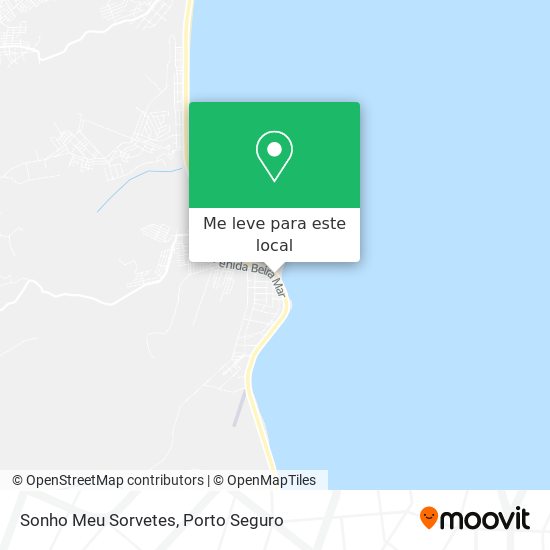 Sonho Meu Sorvetes mapa