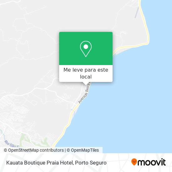 Kauata Boutique Praia Hotel mapa