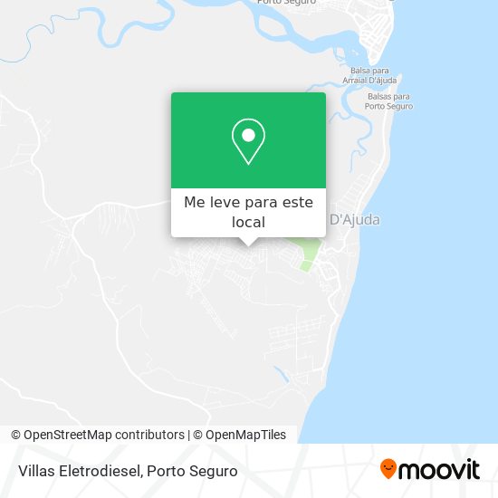 Villas Eletrodiesel mapa