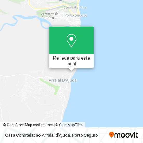 Casa Constelacao Arraial d'Ajuda mapa