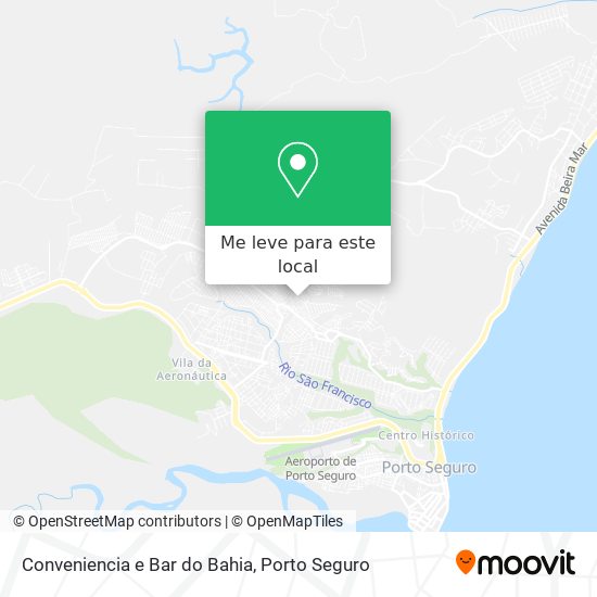 Conveniencia e Bar do Bahia mapa