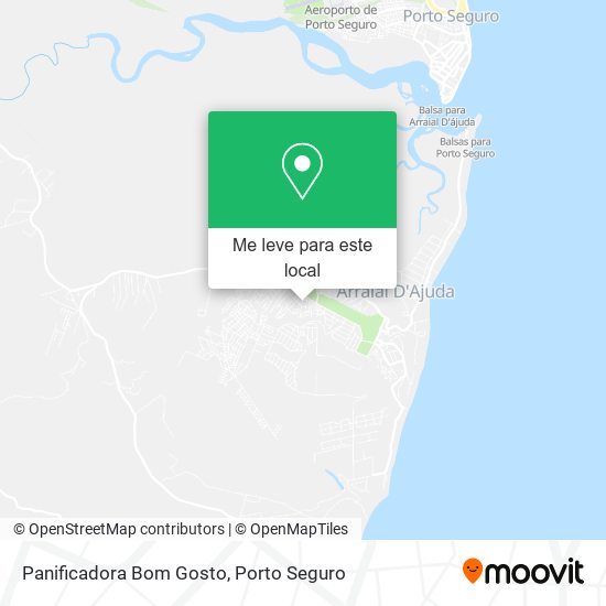 Panificadora Bom Gosto mapa