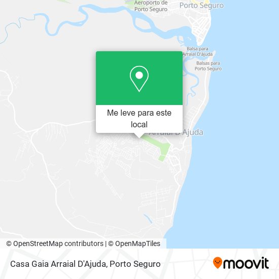 Casa Gaia Arraial D'Ajuda mapa