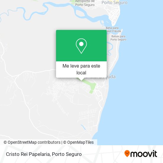 Cristo Rei Papelaria mapa