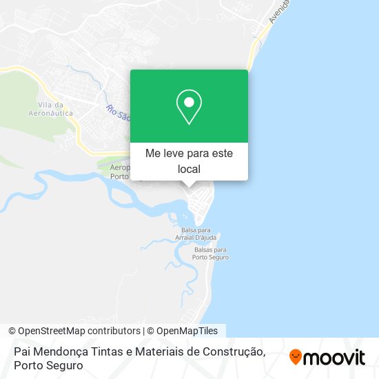 Pai Mendonça Tintas e Materiais de Construção mapa