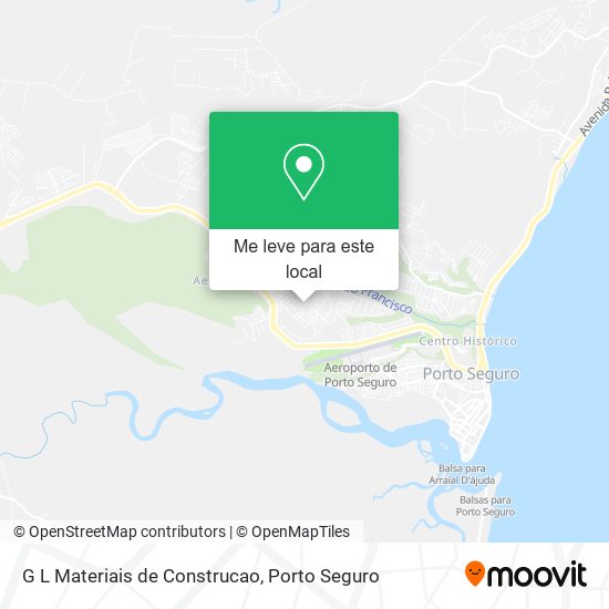 G L Materiais de Construcao mapa