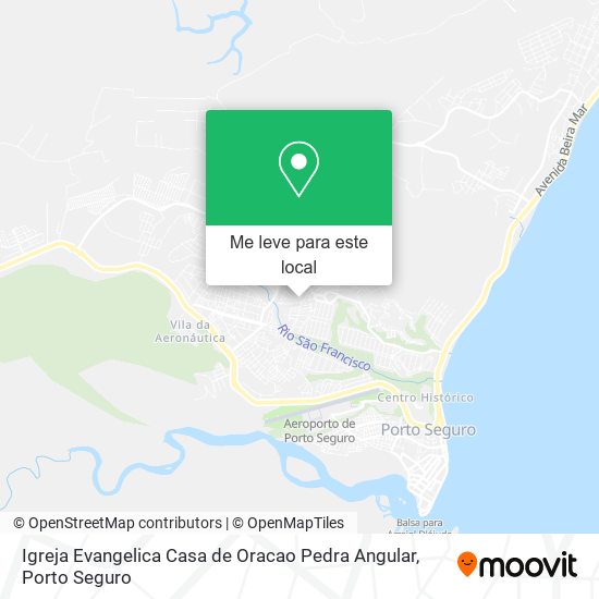 Igreja Evangelica Casa de Oracao Pedra Angular mapa