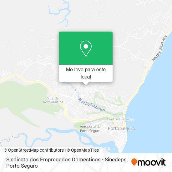 Sindicato dos Empregados Domesticos - Sinedeps mapa